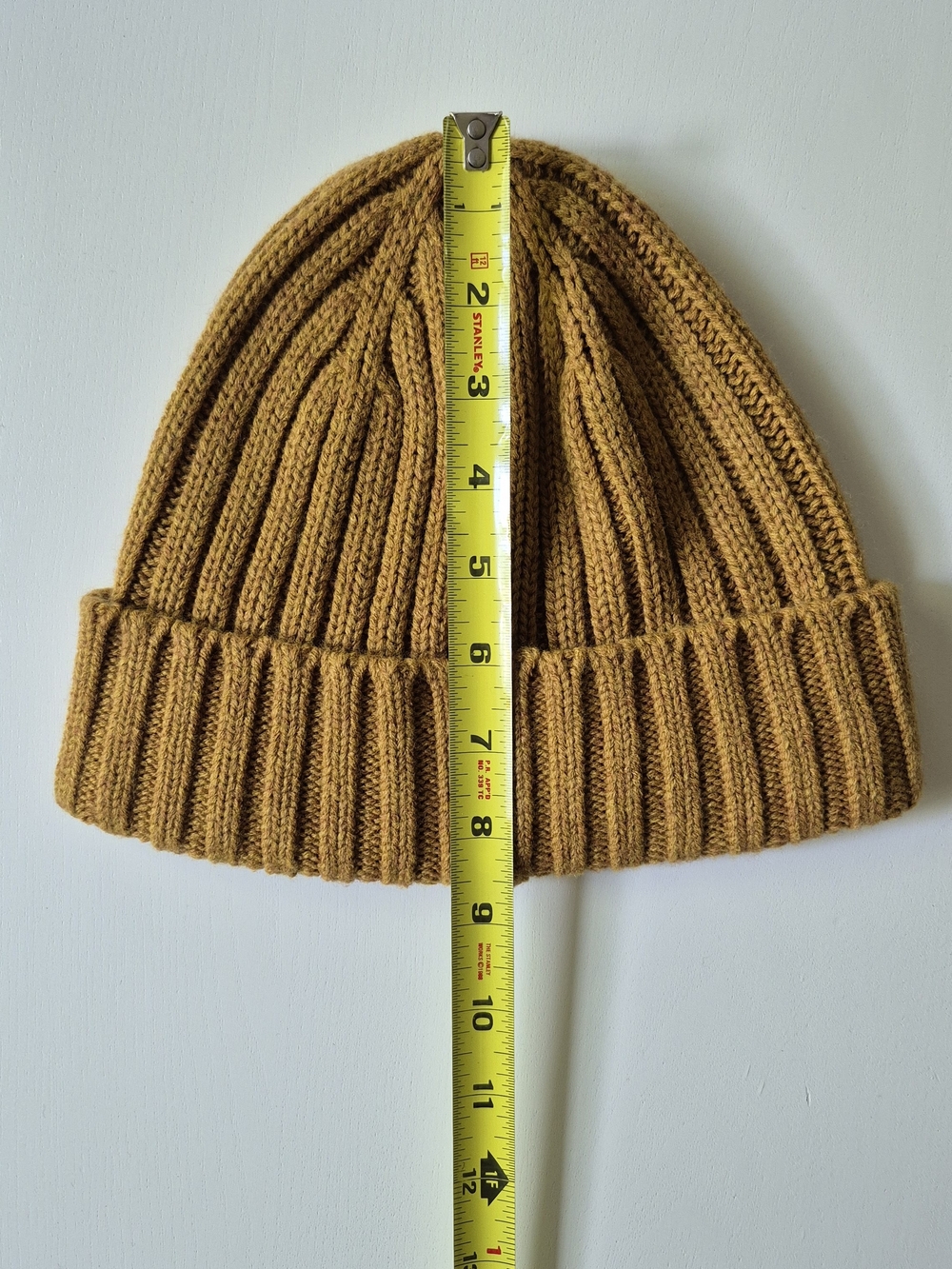 NWOT - Uniqlo HeatTech Unisex Mustard Yellow Knit Beanie - Picture 2 of 5